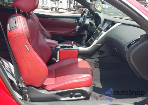 2018 Infiniti Q60 3.0T Red Sport 400 from USA, damaged, VIN JN1FV7EL9JM630801